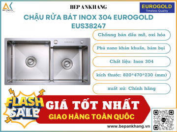 Chậu rửa bát chống xướt Eurogold EUS38247